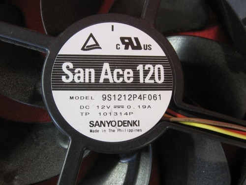 Sanyo SanAce 120 9S1212P4F061 DC 12 V 4-Draht-Kühllüfter 120 mm Server/PC - Bild 2 von 5