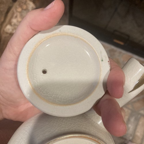 Kutani Ware Teapot And Cup - Picture 12 of 14