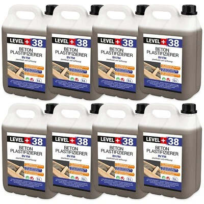 LEVEL+ Fliessmittel 40L Level PLUS Betonzusatz Verflüssiger - Plastifizierer - HQ RM38
