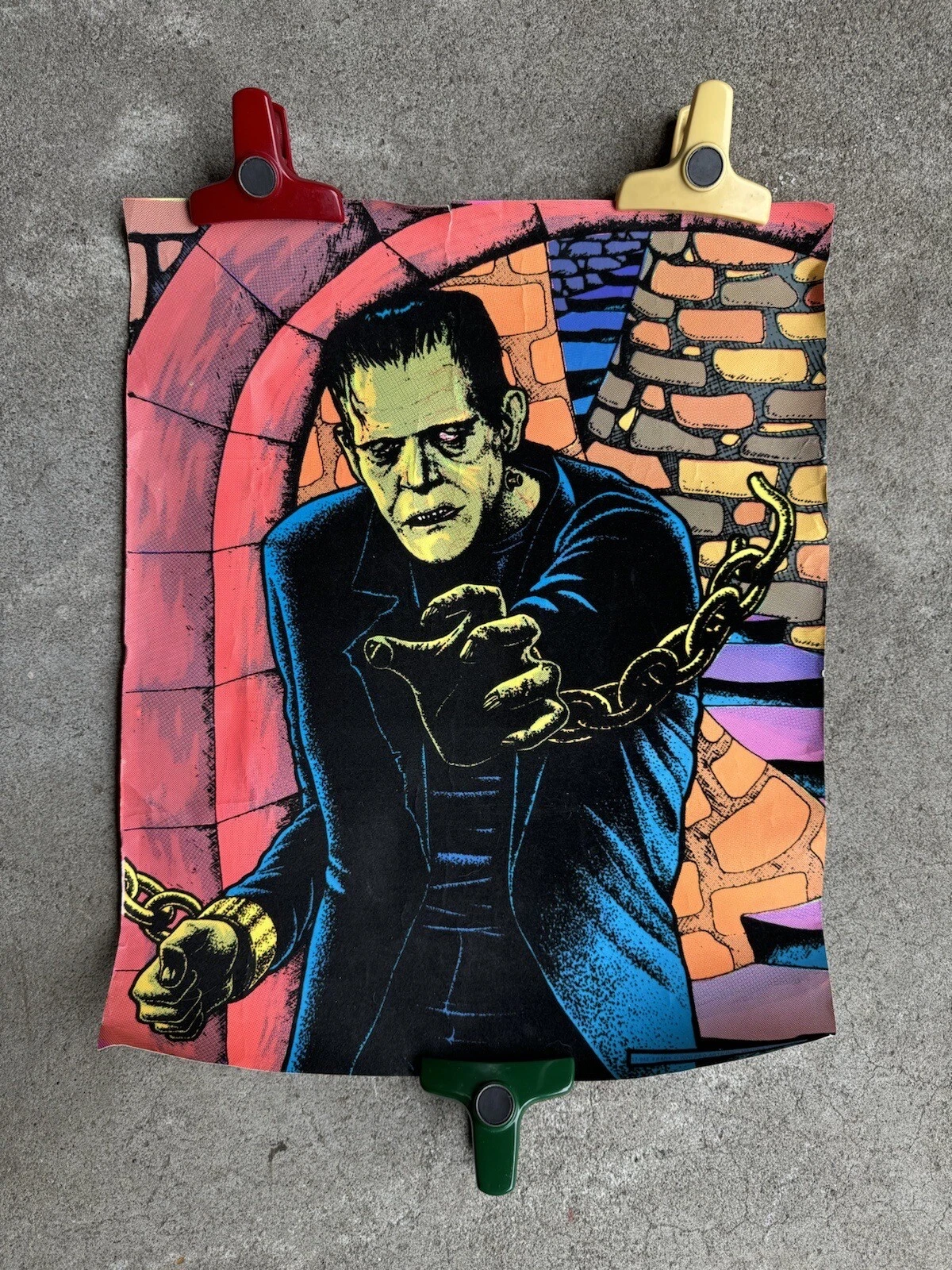 Frankenstein Black Light Poster - 5 Awesome Things on eBay this week