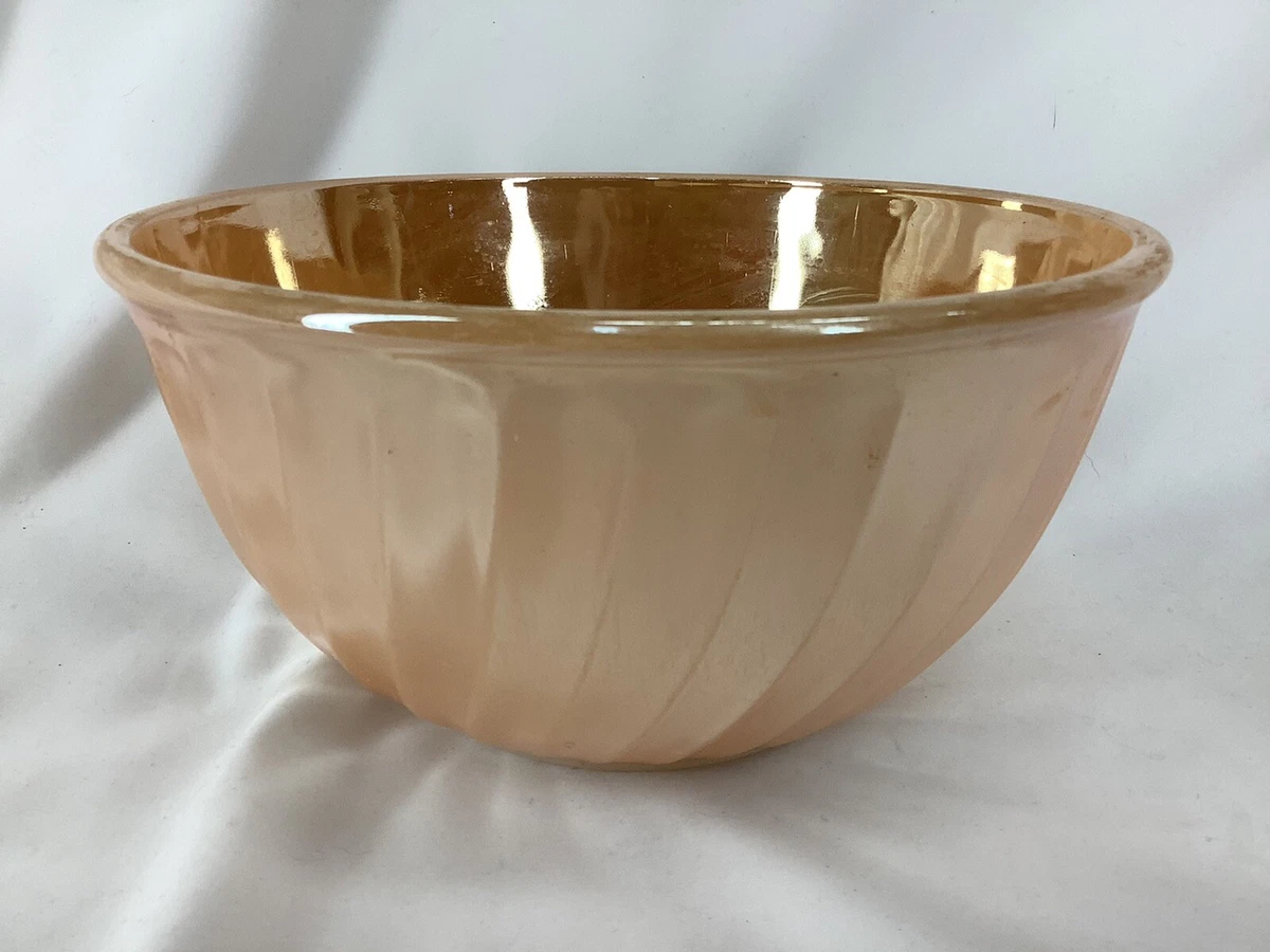 Fire king oven top ware peach luster