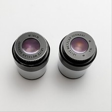 2x Leitz Wetzlar Germany Okular W 16x M &Oslash;30mm Eyepieces fokussierbar