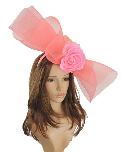 Pink Fascinator Hat For Weddings 