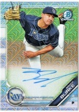 2019 Bowman Chrome Mojo Autograph Refractor #BMABB Brock Burke Rays 