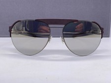 IC Berlin Men Sunglasses Mirrored Gray Purple Fadeaway Burgundy
