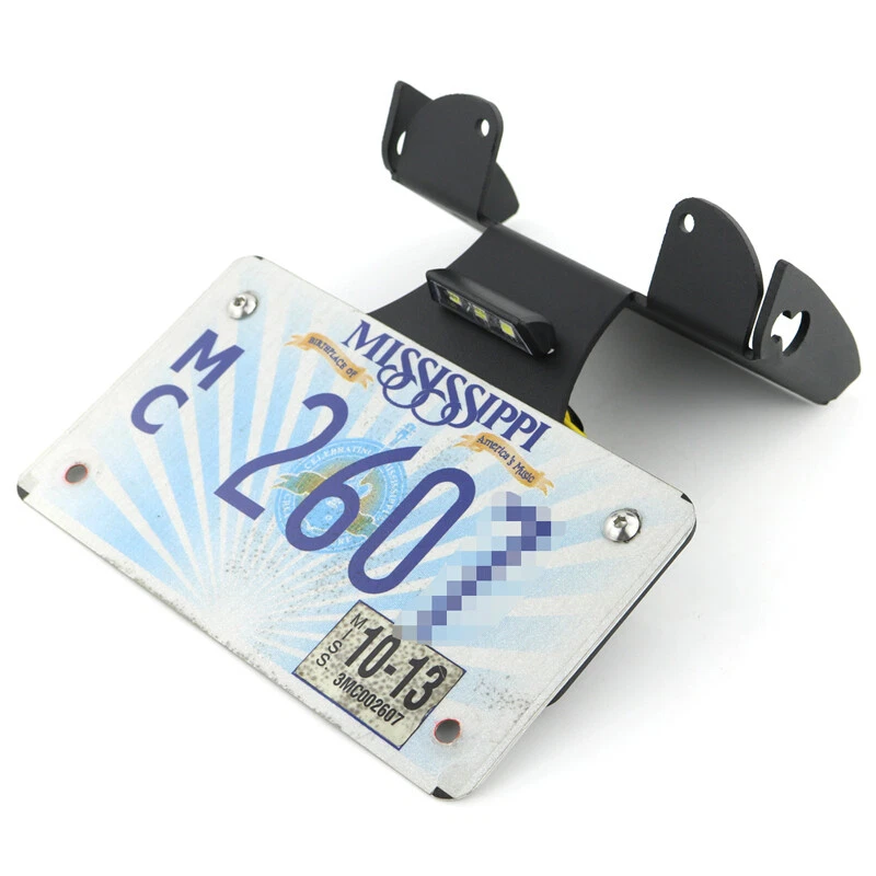 Soporte de matrícula eliminador guardabarros trasero ordenado para Ducati Monster 696 796 1100 Foto 3 de 4