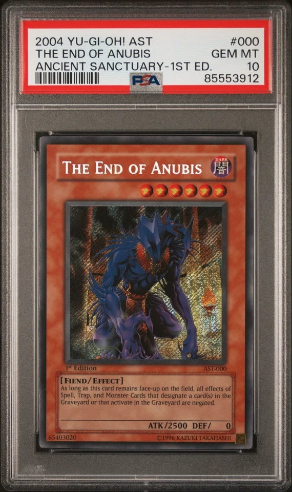 2004 AST 000 The End of Anubis 1st Edition Secret Rare Yu-Gi-Oh! Card PSA 10 - Image 3 of 4