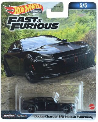 Hot Wheels Dodge Charger SRT Hellcat Widebody Fast and Furious 5