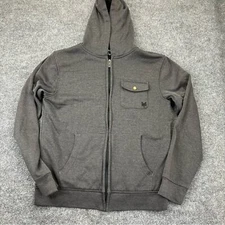 Zoo York Men's Z.Y. Y2K Vintage Full Zip Hooded Winter Sweater Jacket M