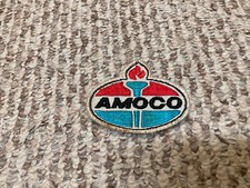 Vintage Amoco Gas Oil BP Car Truck Hat Jacket Patch Rare Retro