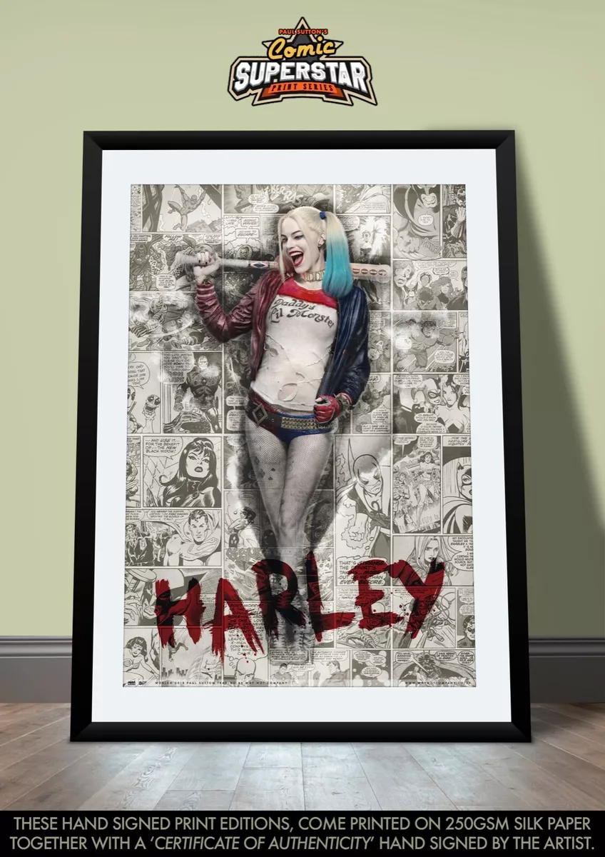 Suicide Squad Film Posters - Harley Quinn - Option 1 - A3 & A4