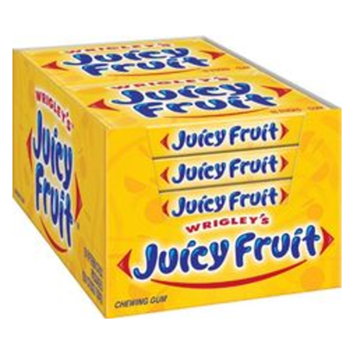 Wrigleys Juicy Fruit 10 paquetes chicle 15 palos por paquete goma original de EE. UU. - Imagen 1 de 5
