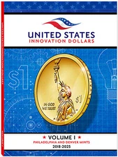 Whitman 4712 Innovation Dollar Collector's Folder Vol 1 P & D  Album / Book