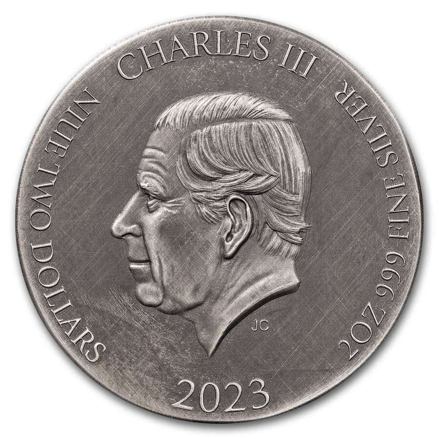 2023 2 oz Silver Coin - Biblical Series (Moses in the Bulrushes