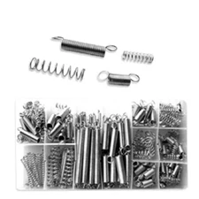 BOX OF SMALL METAL BULK LOOSE STEEL COIL COILED SPRINGS ASSORTMENT KIT ASSORTED