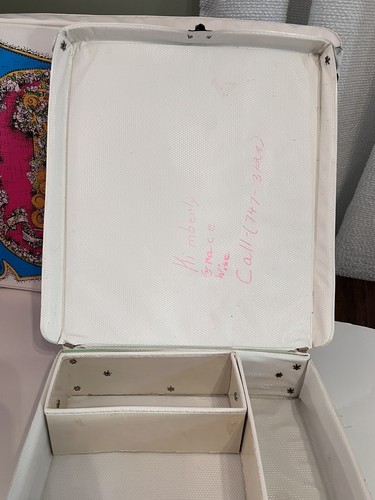 Vintage Mattel World of Barbie Doll Case 1968 Blue Green 10"x3"x12" No. 1002 - Picture 5 of 9