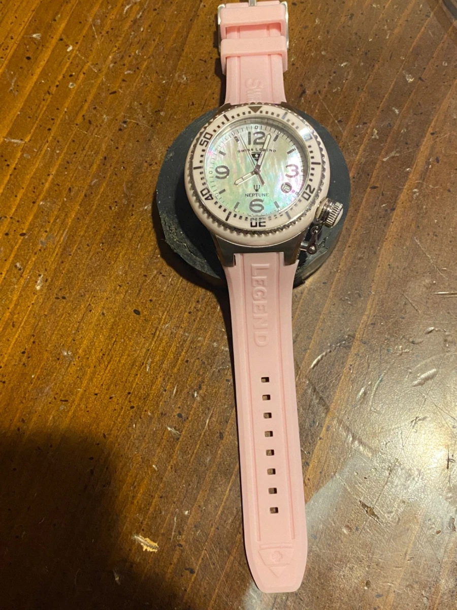 JULES & JAMES WOMENS QUARTZ WATCH CHRONO LOOK RUBBER BAND NEW BATTERY JJ1104 Jules And James Women main image 2