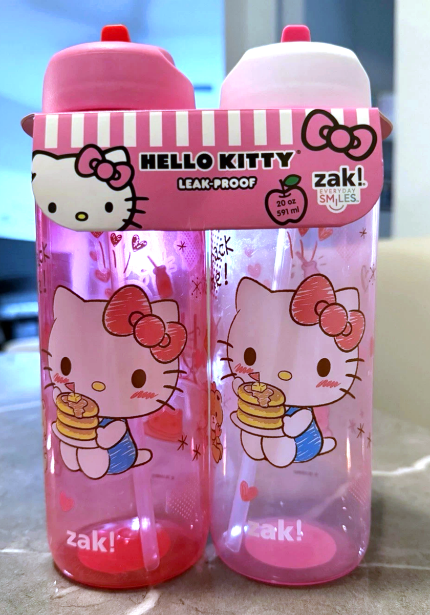Hello Kitty Zak Leak-Proof 20 oz Water Bottle 2-pack Brand New! | eBay