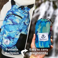 4Monster Rucksack, Faltbar, Ultraleicht, Faltbar, Wasserdicht, Wanderrucksack