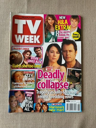 Vintage television - "Australian TV Week" Nov 2005 Rock Star: INXS Tom Williams