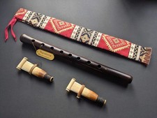 Armenian Duduk Key of A Apricot Wood Handmade Professional Instrument w/2 Reeds