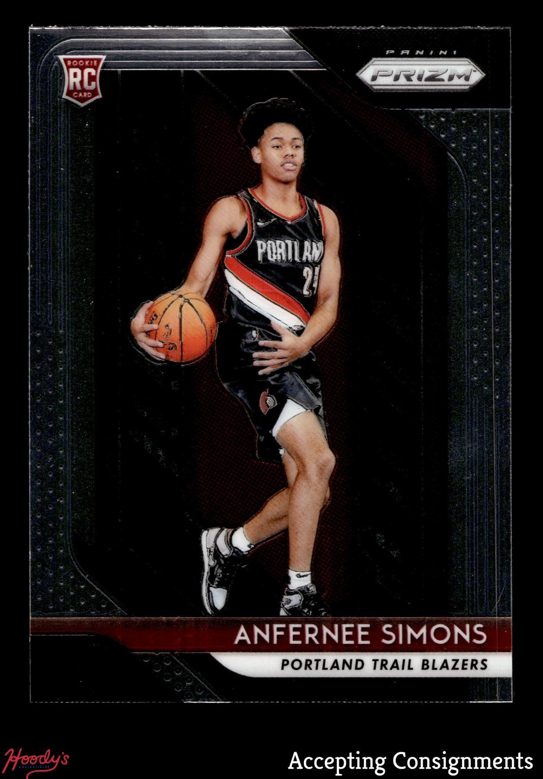 2018-19 Panini Prizm #61 Anfernee Simons RC ROOKIE BLAZERS