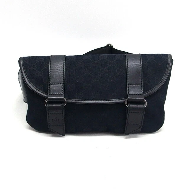 Gucci GG sac à bandoulière en toile taille noir 20240108