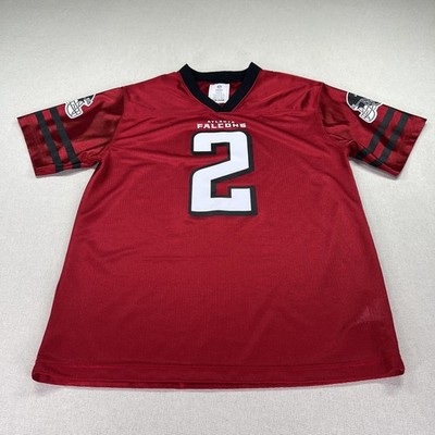【古着】NFL✖️Matt Ryan Red ♯2 ゲームシャツ Atlanta Falcons Jersey Youth XL Red NFL Football Matt Ryan #2