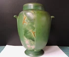 Weller Pottery Ginger Jar Velva RARE with Lid  Excellent Condition a real beauty