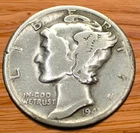 1941-S Mercury Dime (G)