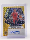 ANFERNEE SIMONS 2024-25 MOSAIC PICTOGRAPHS AUTO GOLD MOSAIC PRIZM /10 Q0282