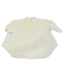 Andy Mohan Men's 3XL Henley Woven Short Sleeve Hawaii Hand Tailored VTG Shirt