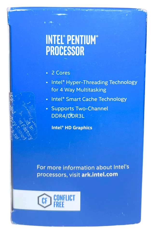 7th Gen Intel Pentium G4560 CPU 3.50 GHz 3MB 2-Core LGA-1151 Kaby Lake SR32Y - Image 3 of 4