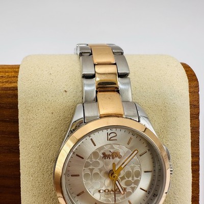 Coach Libby 26mm Two-Tone Rose Gold & Silver Watch – NWOT- Stainless Steel Coach Libby Women main image 4