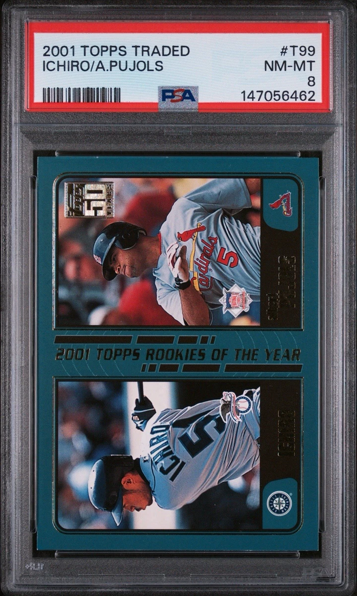25+ Topps Traded & Rookies Albert Pujols Ichiro Suzuki #T99 2001