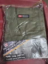 McGuire-Nicholas Split Leg Apron Dark Green NEW