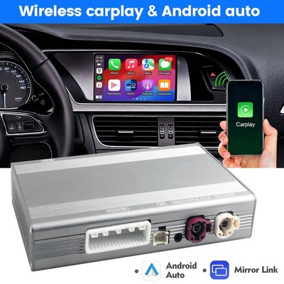 Wireless CarPlay Android Auto Decoder Für Audi 3G MMI A6 Q7 2009-2015