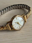 Vintage Ladies ROLEX Precision 9ct Gold Cased Watch – Hand Wind – Silver Dial