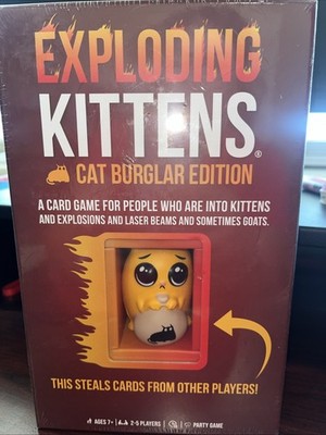 Exploding Kittens Cat Burglar Edition Card Game-Family Party Gift NEW