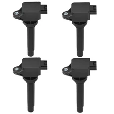 4Pcs Electronic Ignition Coil for Suzuki Grand Vitara/SX4 2006-2009 IC642 Black