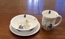Coldport Paddington Childrens Dinner Set Vtg 1974
