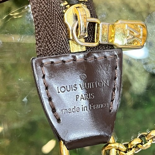 LOUIS VUITTON Eva Damier Ebene Canvas Clutch - Picture 10 of 11