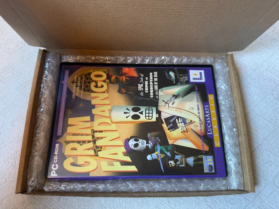 Grim Fandango PC - VGC CIB - High Quality Packing - Tracked - Image 3 of 4