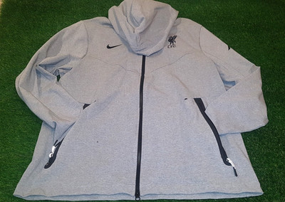 Liverpool FC Nike Dri-Fit Tech Pack grau Hoodie Jacke (XL)