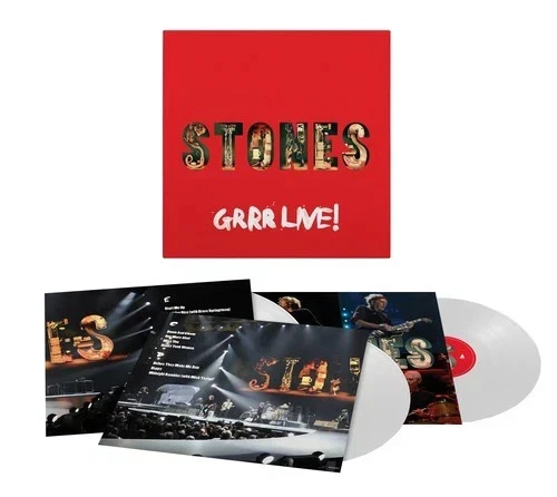 Rolling Stones GRRR Live! Limited Edition White 180g Vinyl 3LP Record Sealed