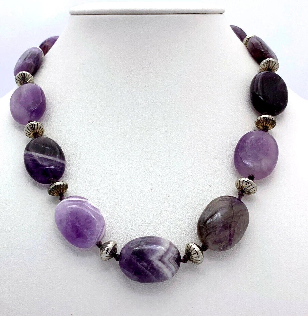 Ebay on sale amethyst necklace