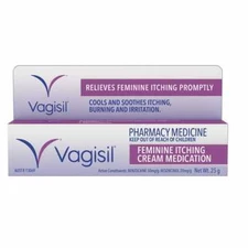 Vagisil Feminine Itching Cream Medication 25G Soothes Irritation Burning