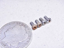 74 HONDA CB360 CARBURETOR SLIDE THROTTLE VALVE DIAPHRAGM CAP COVER MOUNT SCREWS