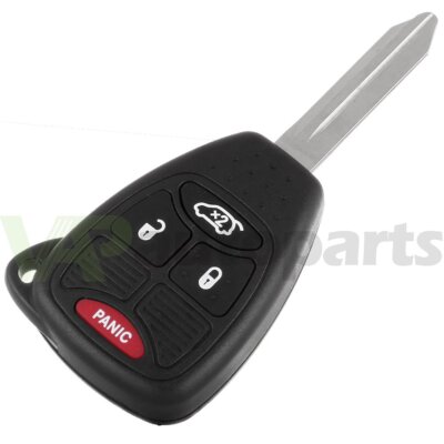 2x Replacement Key Fob Shell Case For 2006-2010 Chrysler PT Cruiser – Black, No Programming Needed