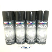 Duplicolor DA1600-4 PACK NEGRO BRILLANTE Acrílico Esmalte Recubrimiento Multiusos - 12oz